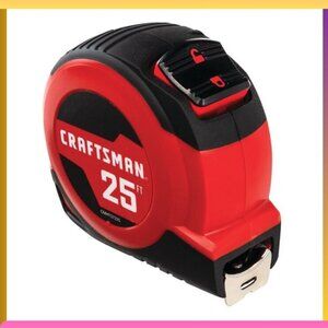 CRAFTSMAN 25 ft Self-Lock Tape Measure CMHT37225S 1 in Blade NEW